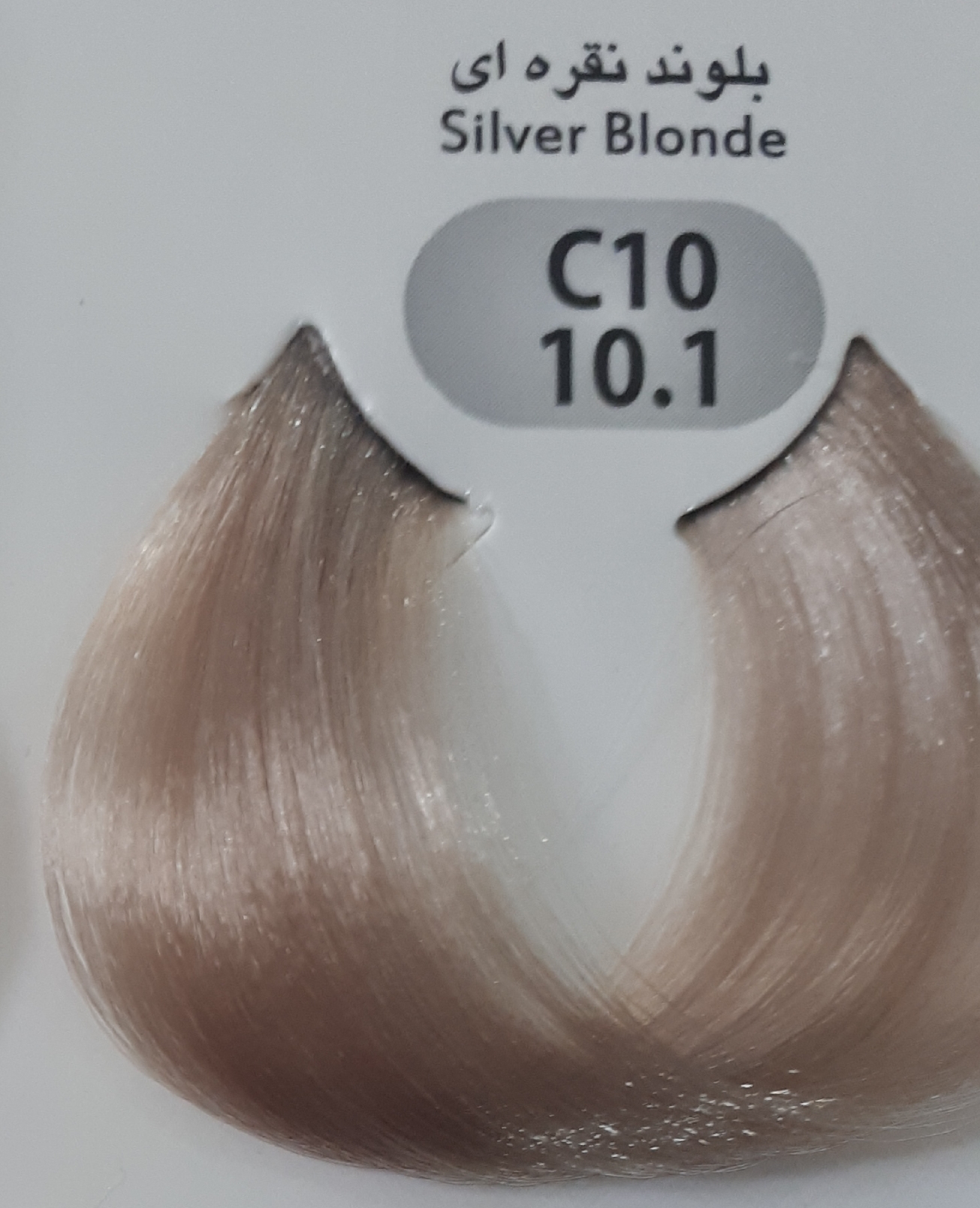 رنگ مو 100 میل نایس کالر بلوند نقره ایی (1/C10 (10